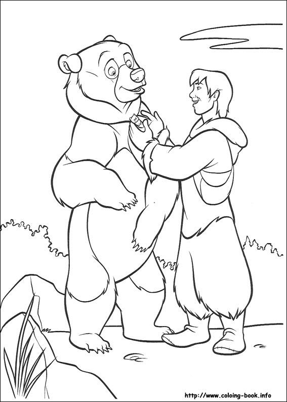 Brother Bear coloring picture